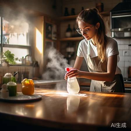 “白醋巧洁,轻松去污”