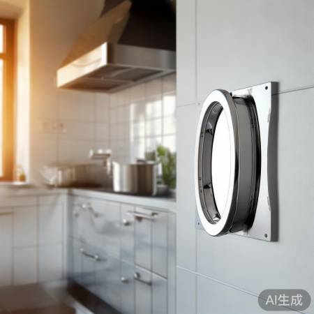 宽敞厨房选大烟管，排放快，清洁