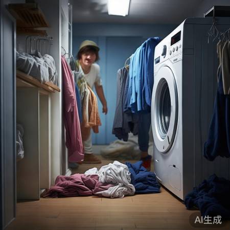 松下洗衣机烘干断电，速解法！