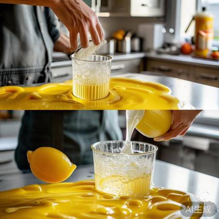 “白醋热水去油网，柠檬热水洗油