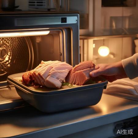 微波炉快速加热卤肉,注意回温和