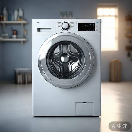 直桶洗衣机，空间省，操作易