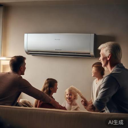 “日立中央空调1拖4，节能高效