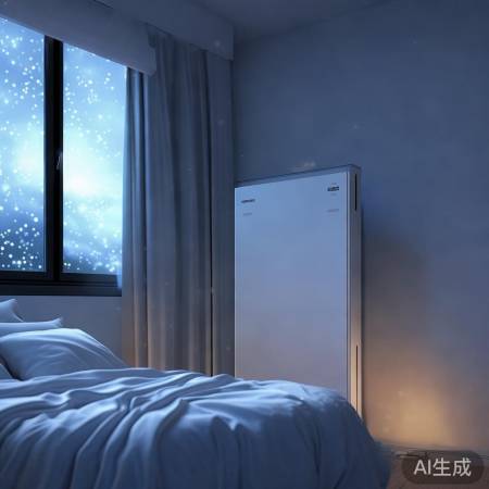 日立空调，静音舒适，夜间无扰。