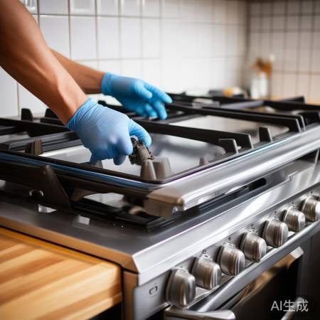 装回燃气灶盖,密封检查。