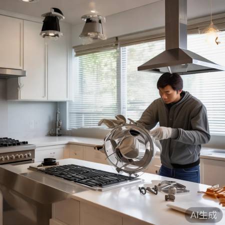 拆油烟扇叶，步骤简单，轻松上手