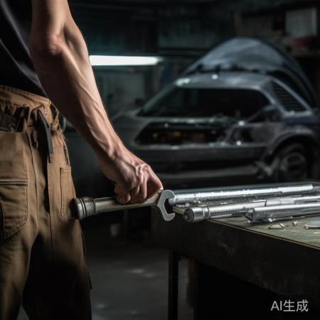 扳手拆排污螺丝，备新镁棒。