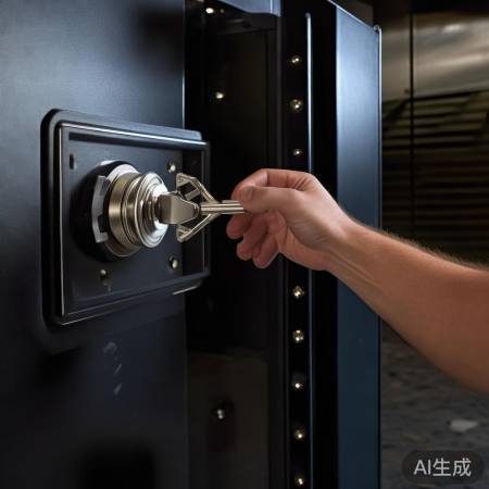 机械钥匙快速开保险柜,应急首选