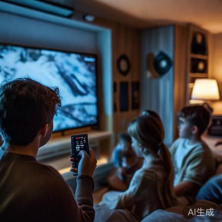 家庭影院调试,确保设备连接。