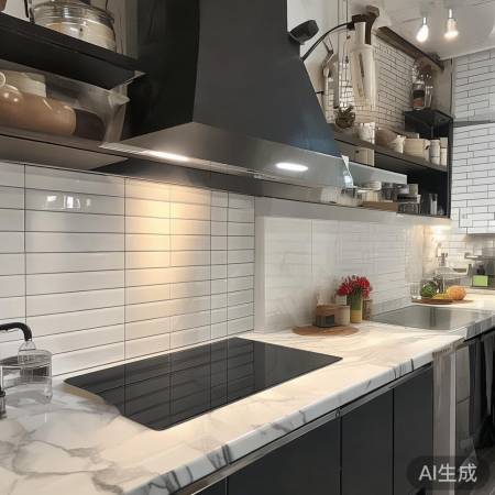 厨房排烟孔宜调至60-75cm