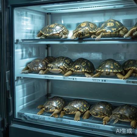 甲鱼冷藏0-4度，不宜冷冻。