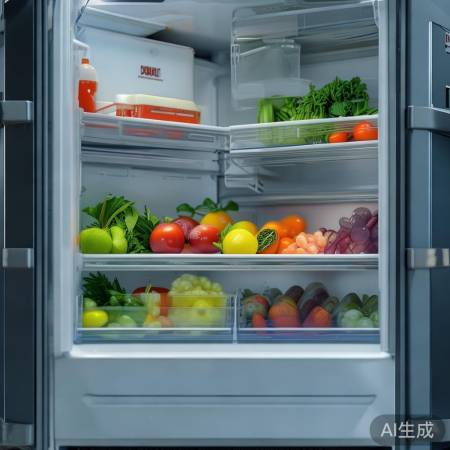 “定兴友谊冰箱宽大空间，保鲜贴