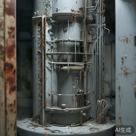 热水器内件老化，漏水隐患。