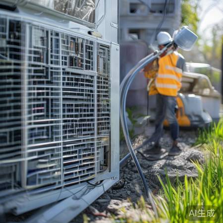 集中空调清洗：外机外壳除尘，安