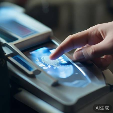 调整指纹位置，找最佳识别角