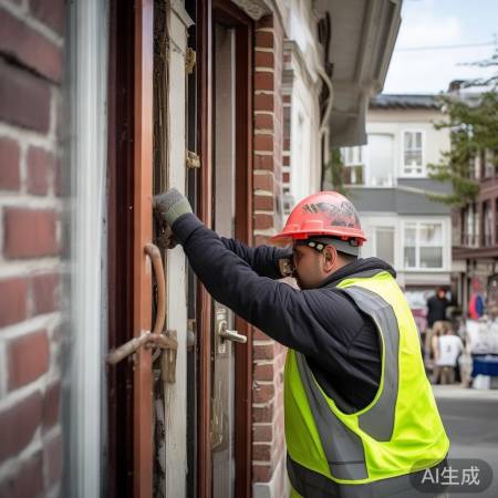 确保安全，护环境，高空作业慎行