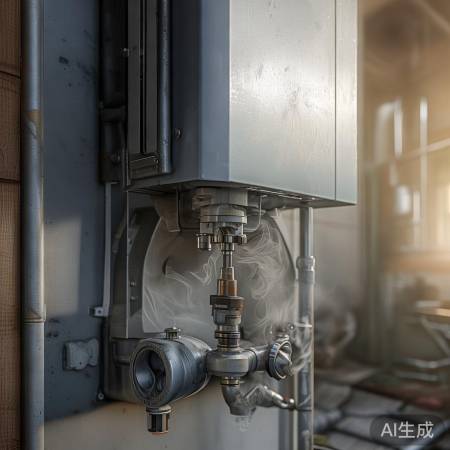 壁挂炉电磁阀故障，气体供应受阻