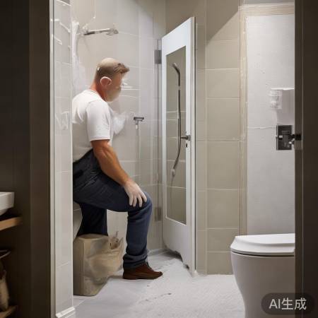 卫生间门灌浆，防水美观关键！