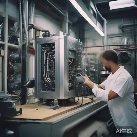 壁挂炉组装完毕