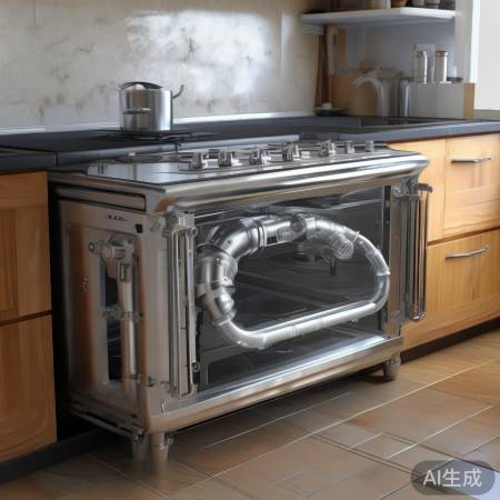 集成灶防爆管，安全防护，正确安