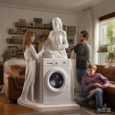 家庭奇闻：洗衣机母亲雕像故事