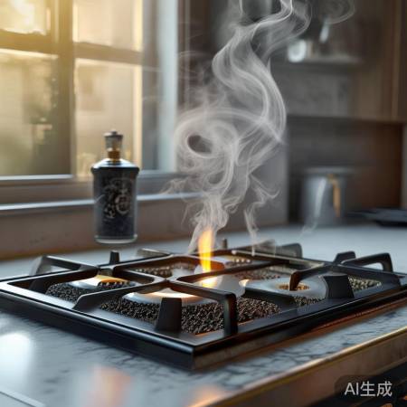 活性炭颗粒吸附燃气灶有害气体