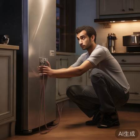 检查冰箱插头，确保牢固。