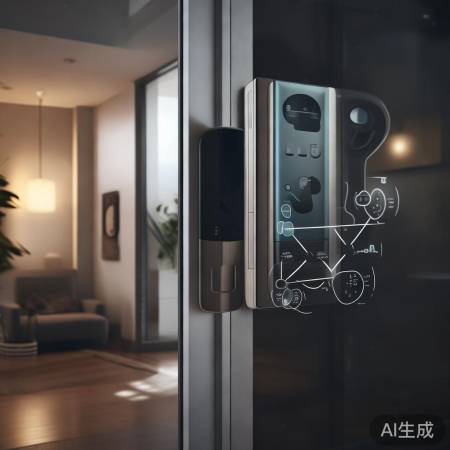 智能家居锁，互联互通，方便生活
