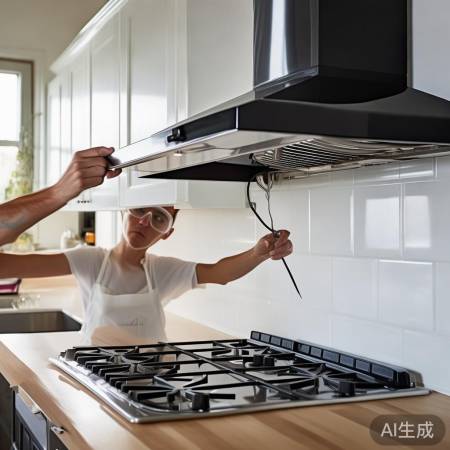 确保断电，安全清洗油烟机