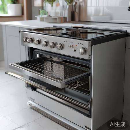 分体灶集成易清洁设计，轻松维护