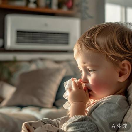 空调温差大，宝宝易感冒咳嗽。