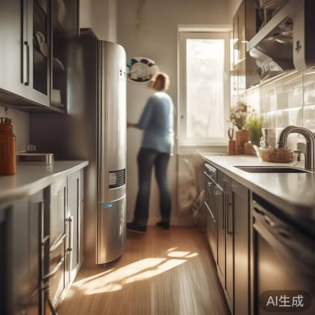 出门前，热水机关闭