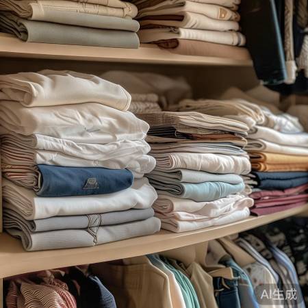 分类叠放，节省空间又方便。