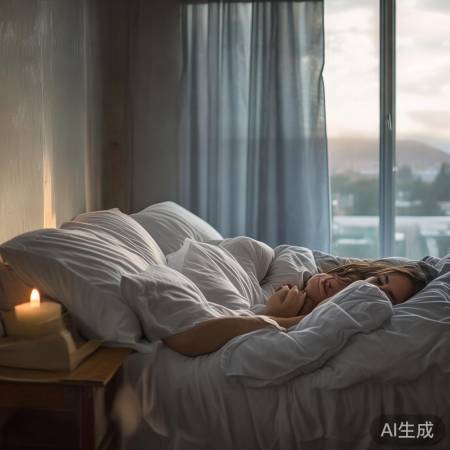 针灸后睡好觉，身心更健康。