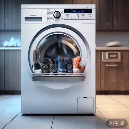 “洗鞋神器洗衣机，轻松解决清洁