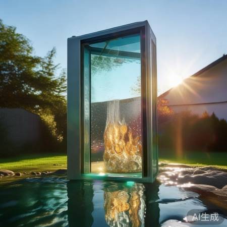 全玻璃太阳能热水器，环保节能佳