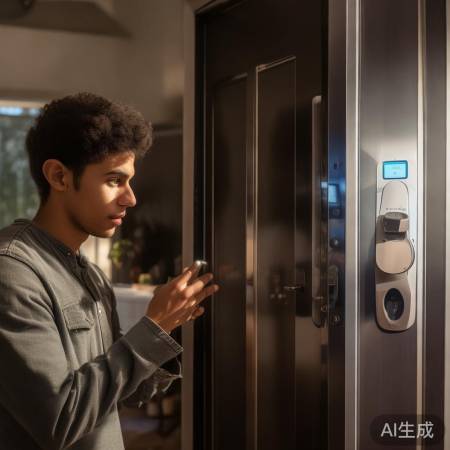 指纹锁便利，慎保安全。