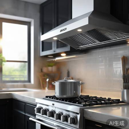 抽油烟机大吸力，自动开关，省心