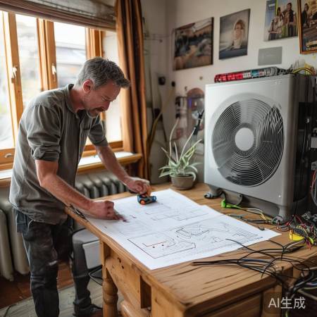 电路检查，安全为重，空气能热水