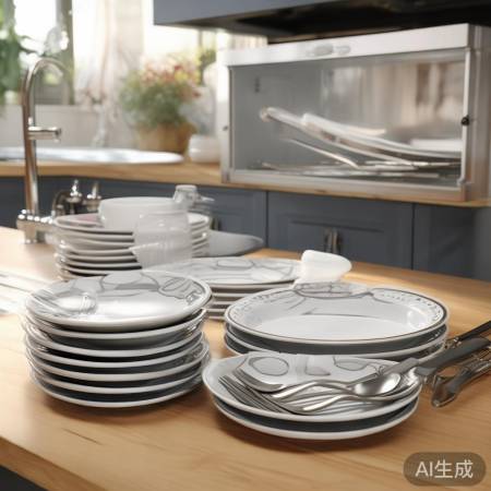 确保碗筷洗净，再消毒柜消毒。