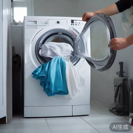 洗衣机勿超负荷，防电机过载