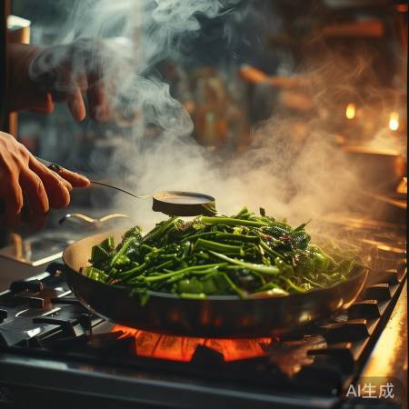 炒菜利器，右火旺速炒佳