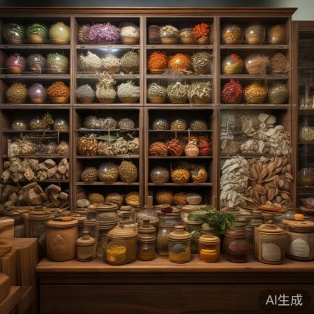 中药分类，分层保存，避免串味。