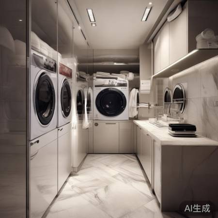 美的洗衣机漂洗桶，自动调节水流