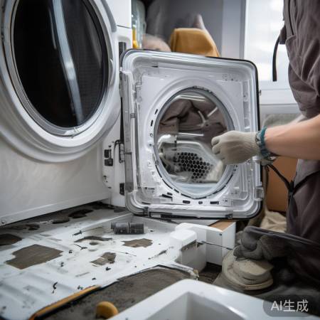 拆门板，螺丝拧下，小心损坏。