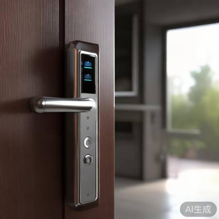 “智能指纹锁，便捷生活首选”