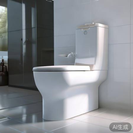 智能马桶带水箱，安装简单易携。