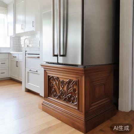 厨房冰箱底座，美观实用，提升档