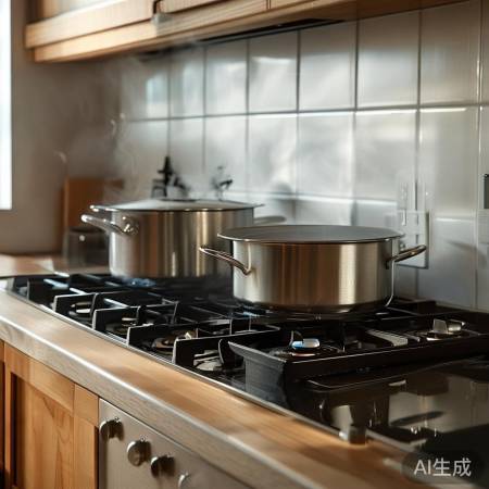 燃气灶旁留空间，安全便捷易清洁