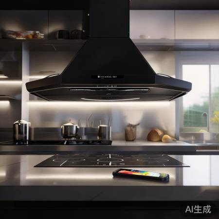 智能家居油烟机，手机掌控厨房。